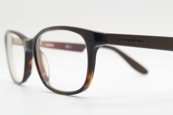 Carrera rectangular eye glasses. Mottled tortoise… - image 1