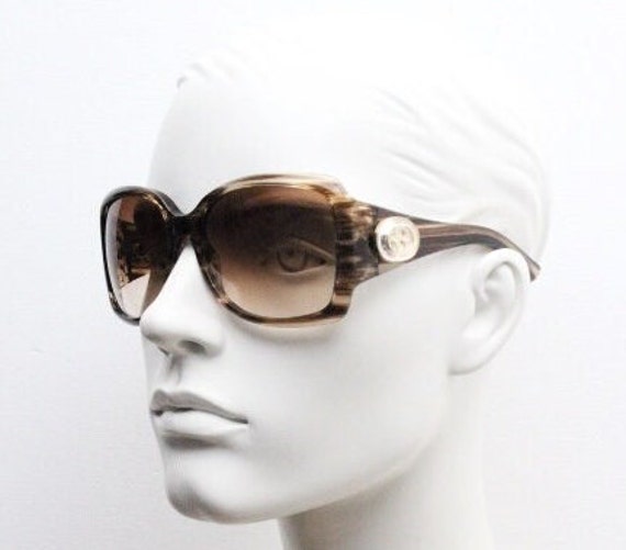 Gucci Y2K vintage oversized square sunglasses mad… - image 4