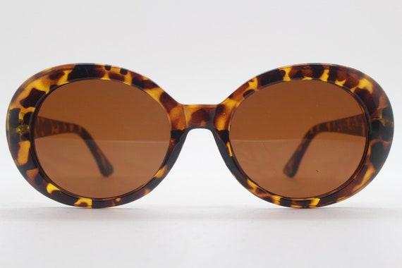 Y2k vintage oversized round sunglasses. Women's b… - image 3