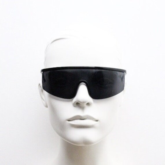 80s vintage visor sports shield sunglasses. Flat top … Gem