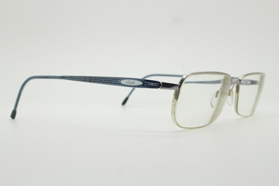 Silhouette rectangular half frame eye glasses mad… - image 8