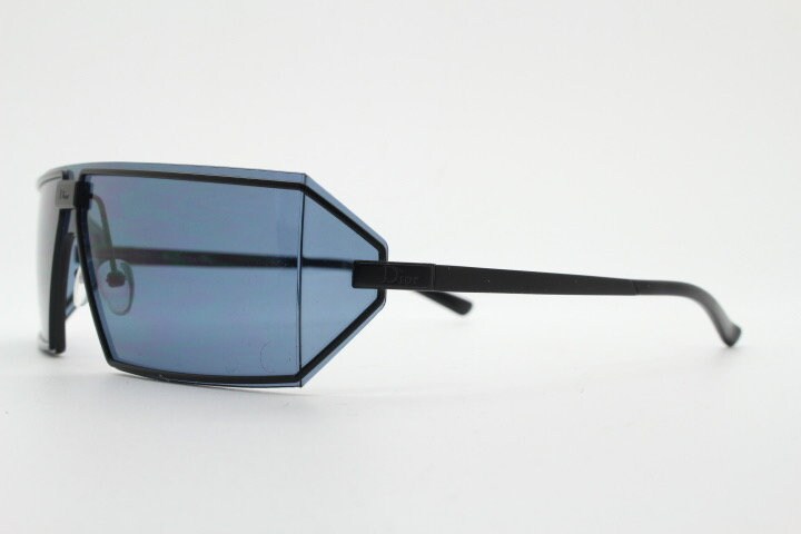 Christian Dior Y2K Vintage Rectangular Shield Sunglasses Made in
