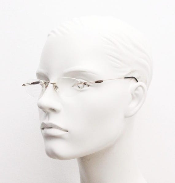 Silhouette rectangular frameless eye glasses made… - image 3