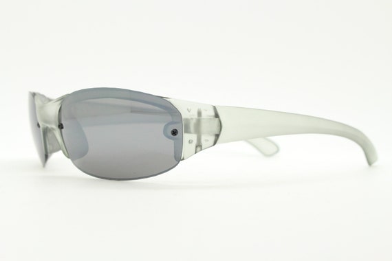 Y2k vintage futuristic shield sunglasses. Aerodyn… - image 6