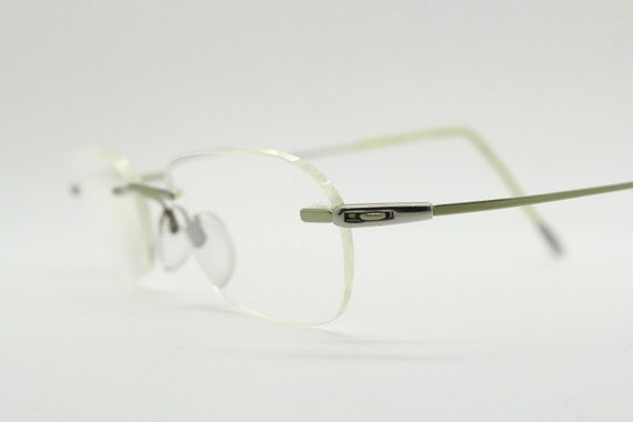 Silhouette rectangular frameless eye glasses made… - image 5
