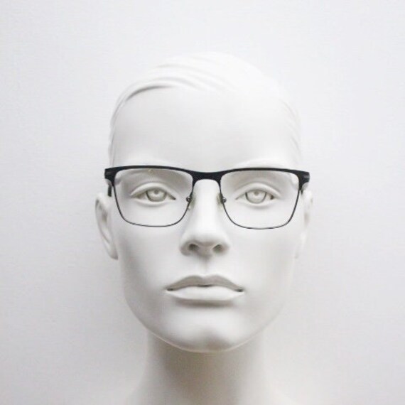 Calvin Klein rectangular eye glasses. Gunmetal gr… - image 8