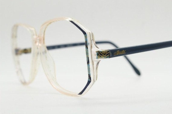 Silhouette 80s Vintage Hexagon Eye Glasses Made in Austria  display picture 1