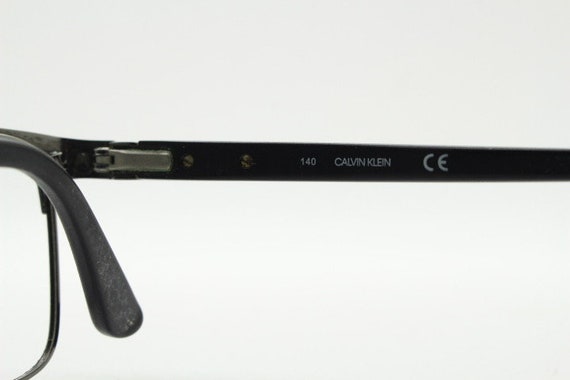 Calvin Klein rectangular eye glasses. Gunmetal gr… - image 7