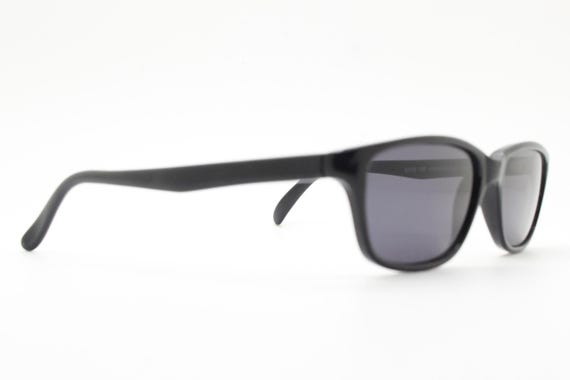 Vintage 90s slim rectangular modified wayfarer de… - image 8