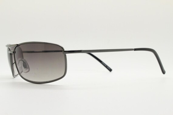 90s vintage rectangular wrap around sunglasses. G… - image 6