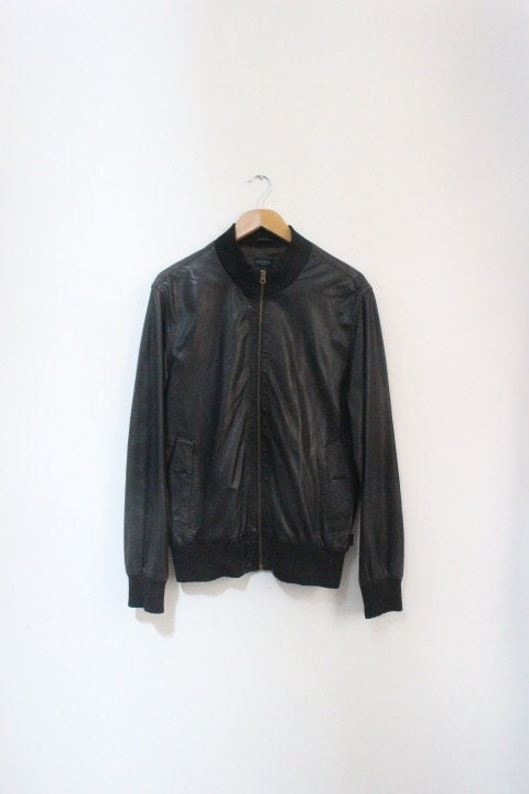 Paul Smith Leather Jacket - Etsy