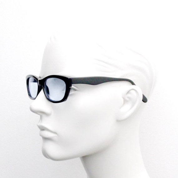 80s vintage rectangular sunglasses. Low profile 6… - image 8