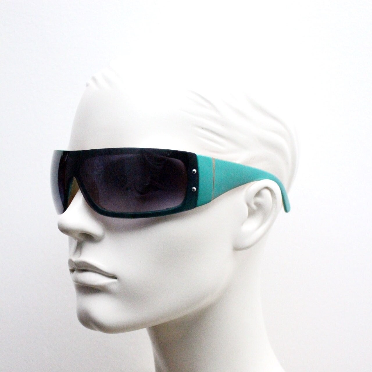 Y2K Vintage Visor Sunglasses. Frameless 2000's Pink -  Hong Kong