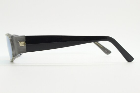 Y2K vintage rectangular shield sunglasses. Purple… - image 7