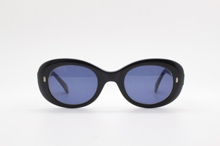 CUTLER & GROSS レトロオーバルブラック サングラス　ヴィンテージ CUTLER & GROSS レトロオーバルブラック サングラス ヴィンテージ