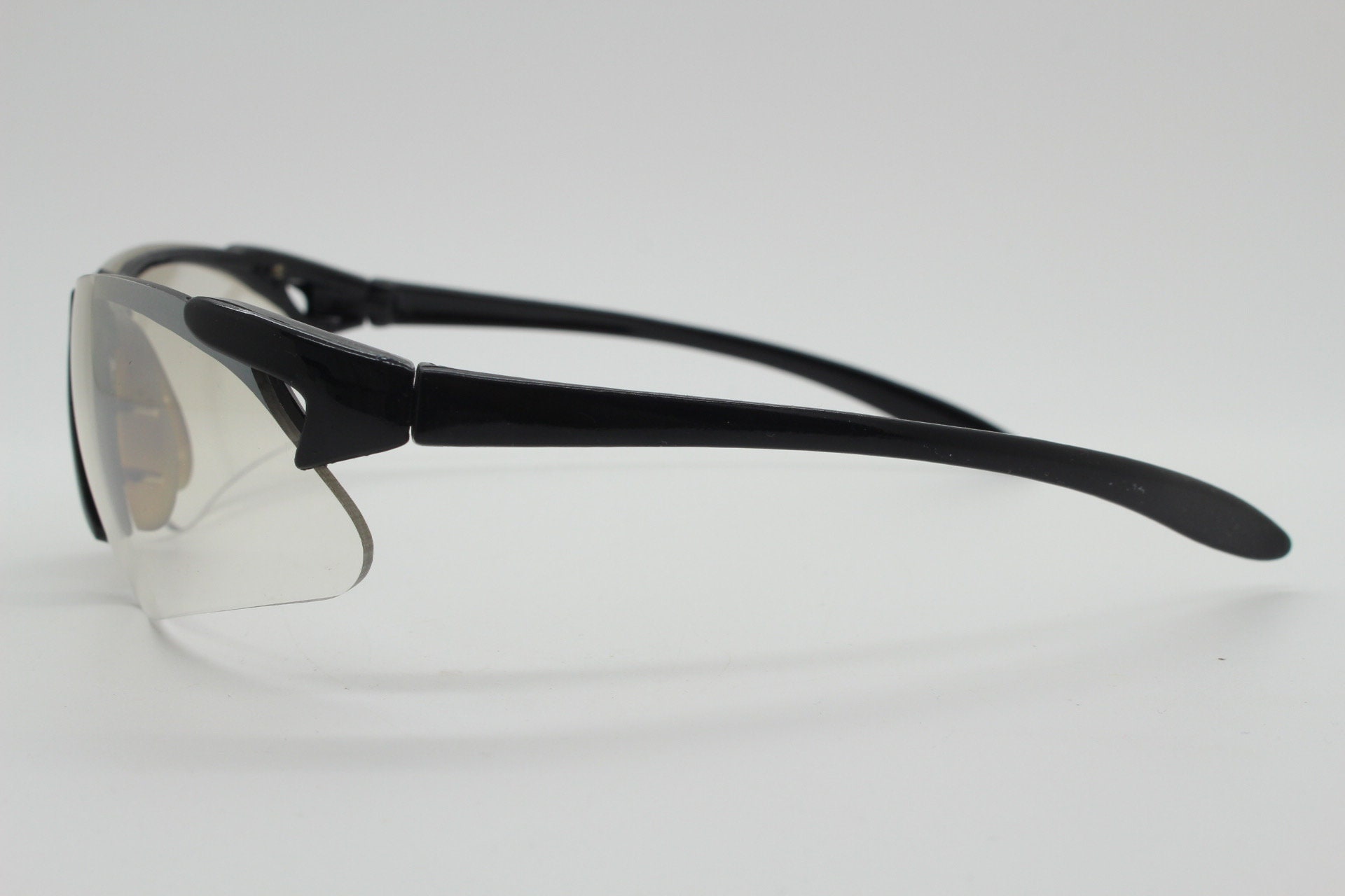 90s Vintage Visor Sports Shield Sunglasses. Rimless Black Wrap Etsy