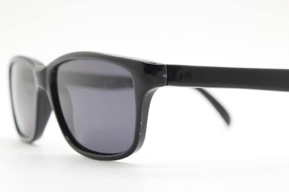 Vintage 90s slim rectangular modified wayfarer de… - image 5