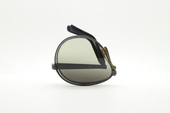 Porsche Carrera 80s Vintage Folding Aviator Sunglasses Model 5626. Matt Black Metal Frame Aviators With Sizzling Gradient Lenses. Mens 70s Etsy UK