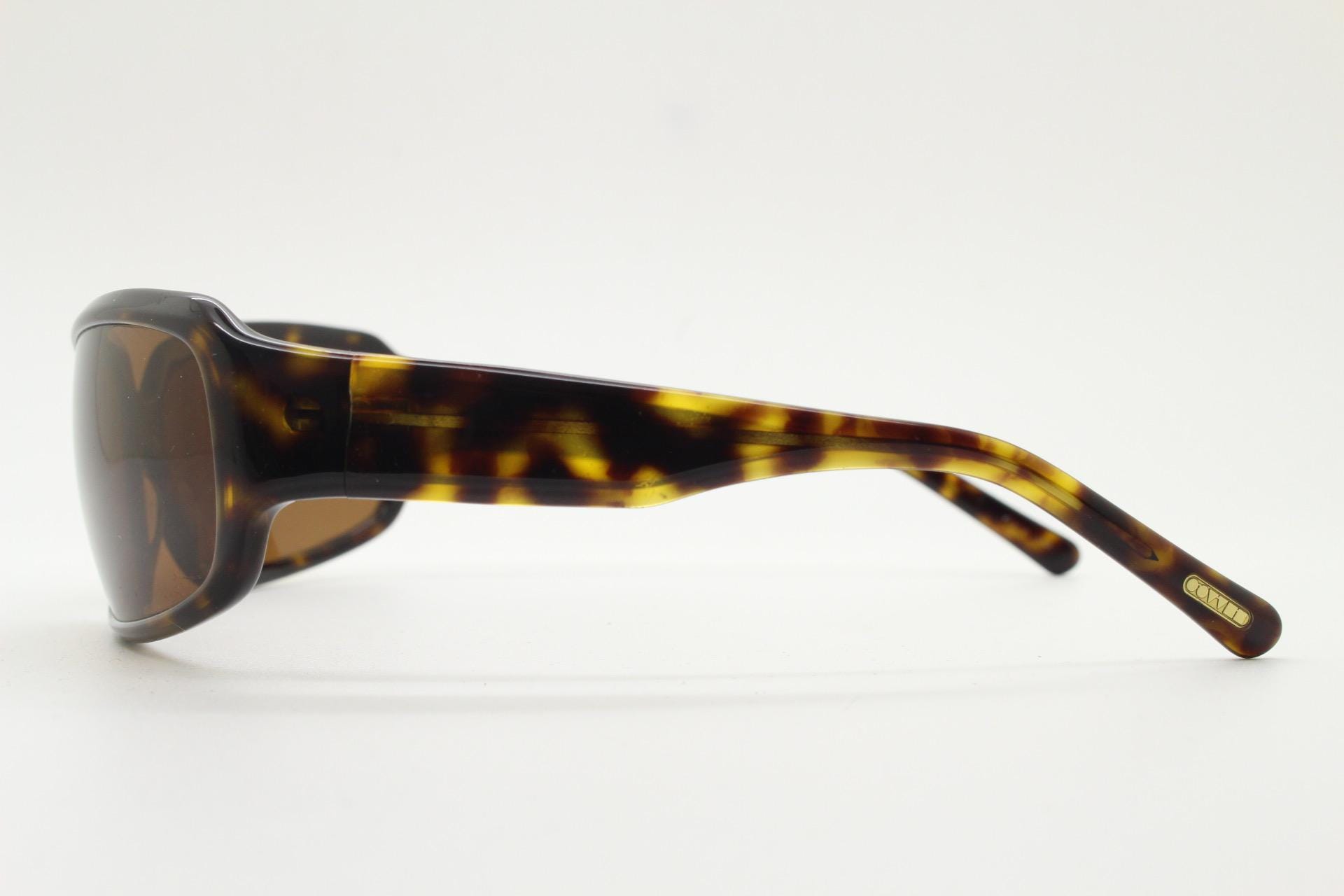 Oliver Peoples Vintage Y2K Wrap Around Sunglasses Model