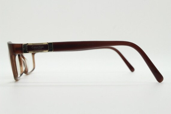 Calvin Klein collection rectangular cat eye glass… - image 5