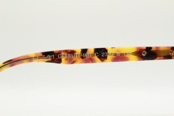 Cerruti 1881 rectangular eye glasses. Vibrant hon… - image 9