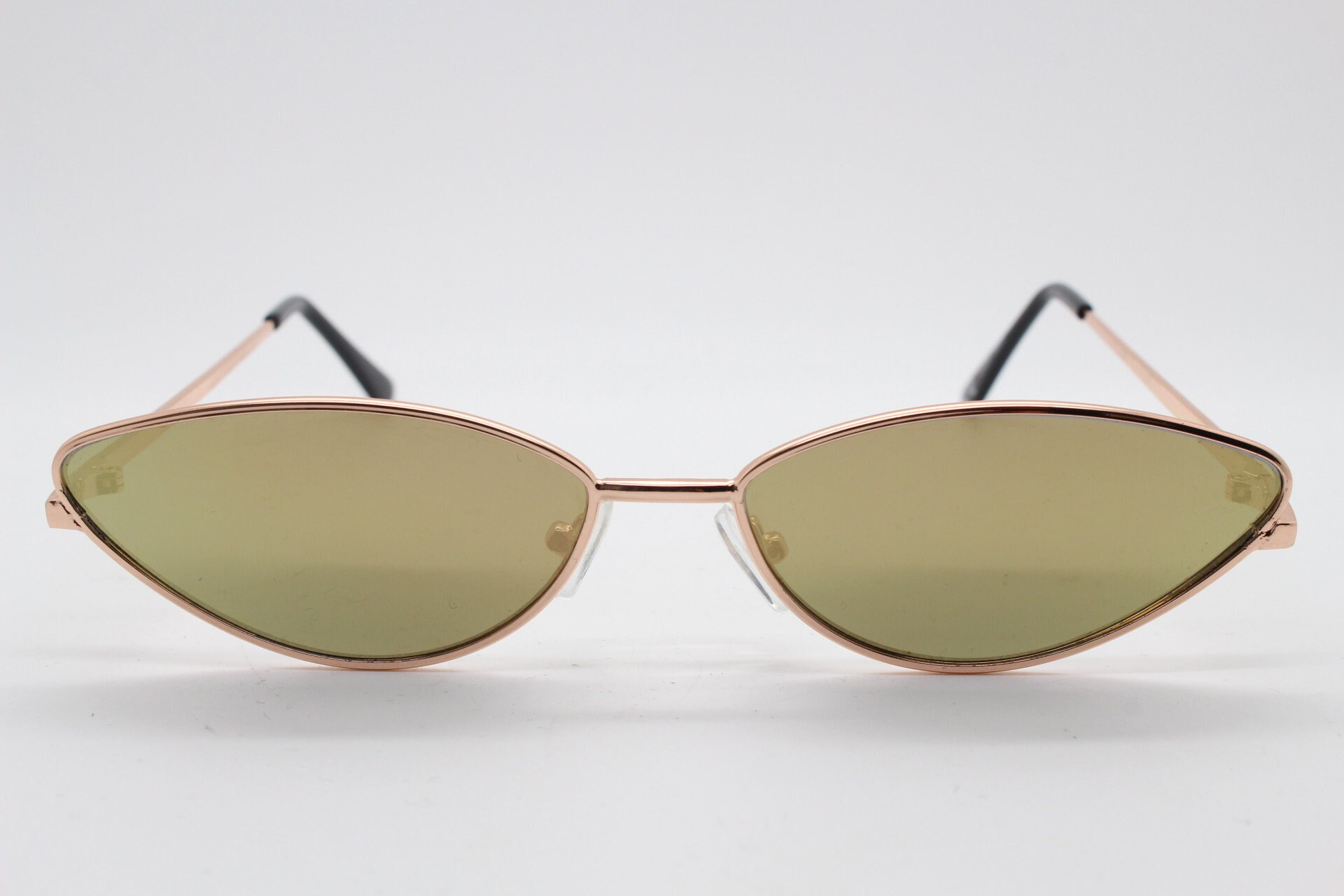 Y2k vintage low profile cat eye sunglasses. Women's Etsy