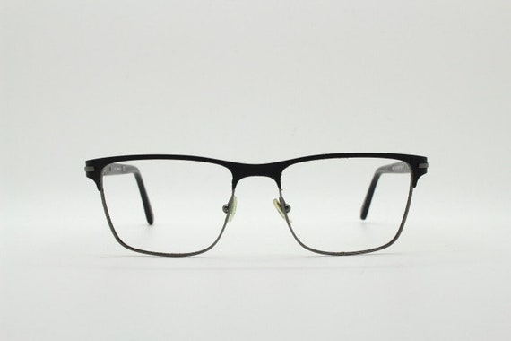 Calvin Klein rectangular eye glasses. Gunmetal gr… - image 1