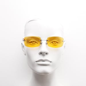Lentes naranjas transparentes hotsell