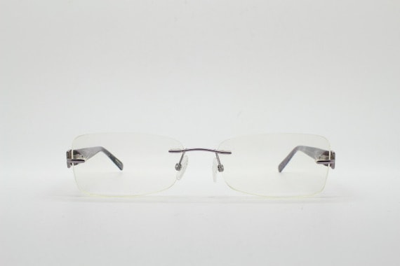 Givenchy rectangular frameless eye glasses made i… - image 2