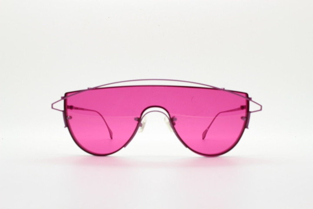 Monokel Eyewear ピンクのサングラス レトロ オシャレ レディース