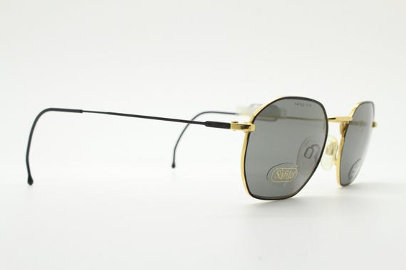 Safilo 90s vintage angled rectangular sunglasses … - image 8