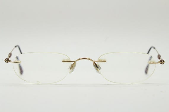 Silhouette rectangular frameless eye glasses made… - image 5