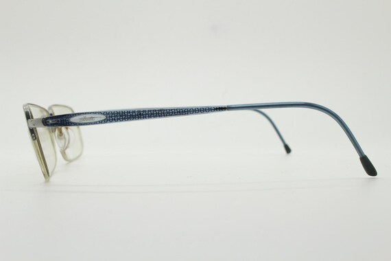 Silhouette rectangular half frame eye glasses mad… - image 7