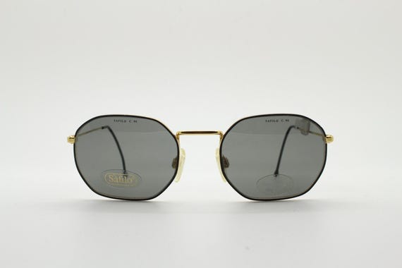 Safilo 90s vintage angled rectangular sunglasses … - image 3