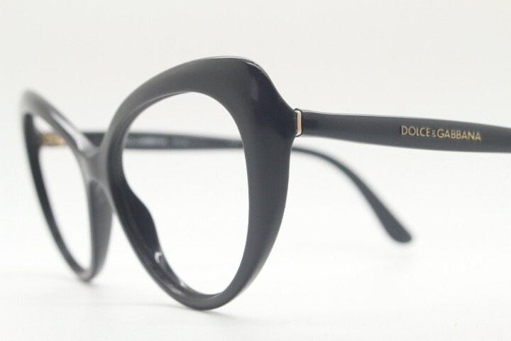 Dolce & Gabbana Glossy Cat Eye Black Women\'s Glasses Amazon.com: Dolce & Gabbana DG 4439 Shiny Black/Grey 55/18  main image 4