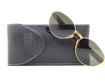 RARE Vintage Gianfranco Ferre Sunglasses GFF 9/S Green Gold Italy Read Gianfranco Ferre Sunglasses In Vintage Sunglasses for sale  main image 3