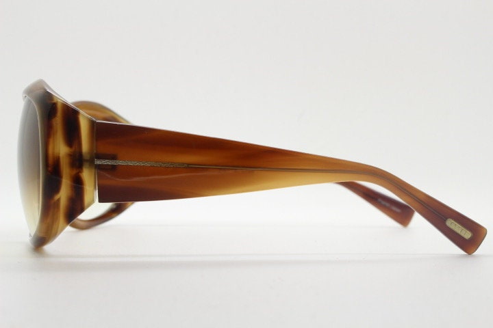 Oliver Peoples Vintage Y2K Wrap Around Sunglasses Model Vanadis