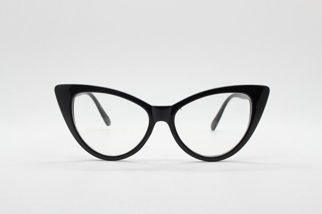 Cat eye black frame cheap glasses