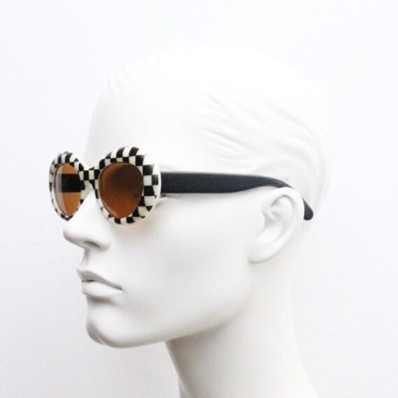 Occhal Da Sole Vntage Donna Rettangolar Marrone Tartarugat Vetro Sunglasses Woman - Foto 8