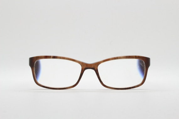 Calvin Klein collection rectangular cat eye glass… - image 2