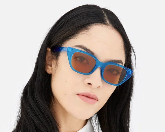 Retrosuperfuture Thick Cat Eye Sunglasses Hand Made in Italy