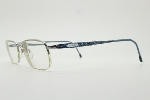 Silhouette rectangular half frame eye glasses mad… - image 6