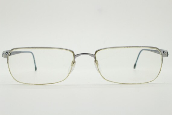 Silhouette rectangular half frame eye glasses mad… - image 5