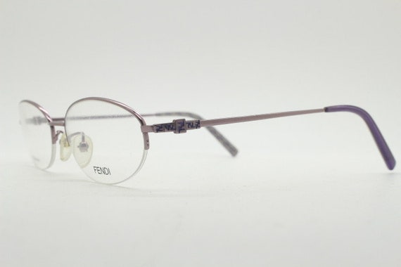 Fendi 90s vintage oval eye glasses model F647AF m… - image 6