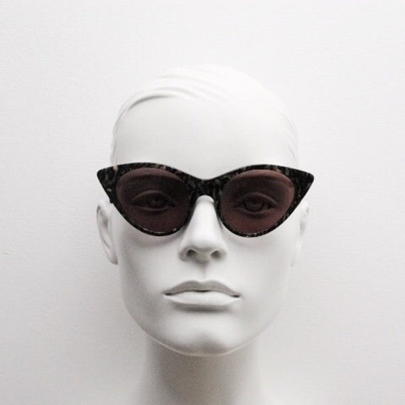 Opening Ceremony Cat Eye Gingham Sunglasses Goodr Sunglasses Runway- Gingham is SOOO Last Season  main image 3