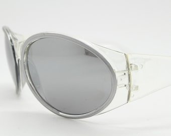 90s Vintage Futuristic Bug Eye Sunglasses. Transparent Clear - Etsy UK