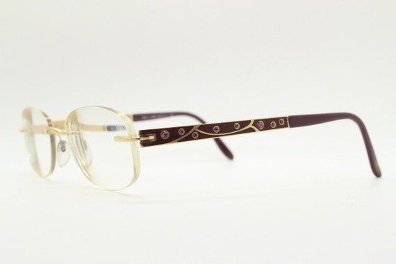 Silhouette rectangular frameless eye glasses made… - image 4