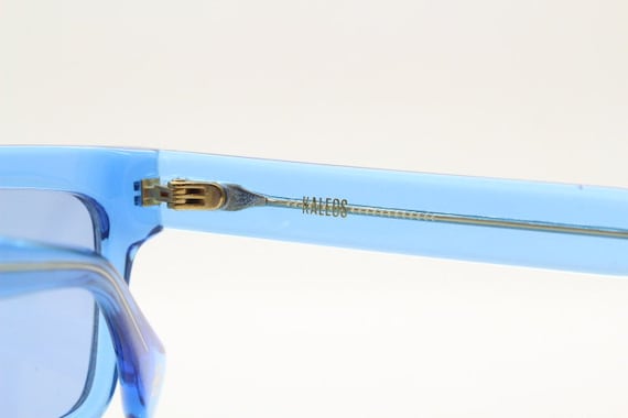 Kaleos rectangular flat top sunglasses. Bright sk… - image 8