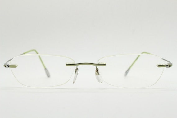 Silhouette rectangular frameless eye glasses made… - image 4