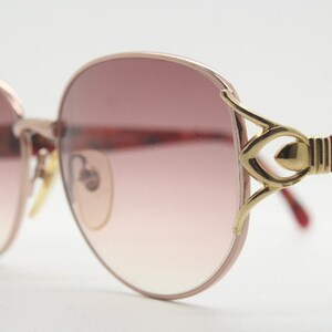 Yves Saint Laurent 80s vintage sunglasses made in France. Gold 